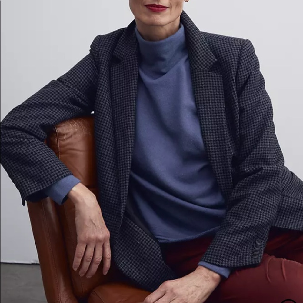 Madewell Hemp cotton mockneck sweatshirt